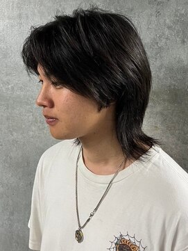 ディスイズバーバー(THIS IS BARBER) ウルフカット センターパート マッシュウルフ 20代30代【札幌】
