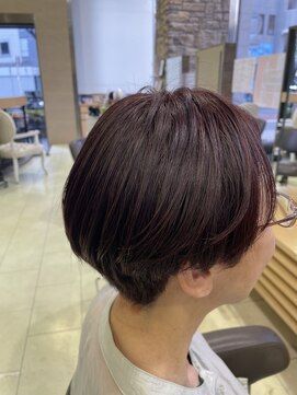 ゼスト 吉祥寺店(ZEST) 秋らしく深みオレンジでツヤ髪ショート/吉祥寺/松沢恵美子