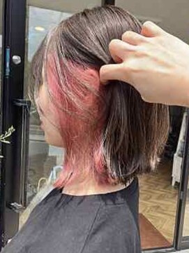 ルシードスタイルアートラッシュ(LUCIDO STYLE ARTRUSH) イヤリングピンクカラー