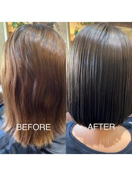 アンカーウェリナ(ANCHOR welina) 髪質でお悩みの方必見!!質感UPストレート(毛並み、ハネ矯正)◎