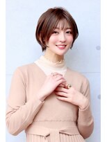 ネックス 表参道本店(nex)&nbsp;ショート/ショートボブ/ひし形/シースルーバンク