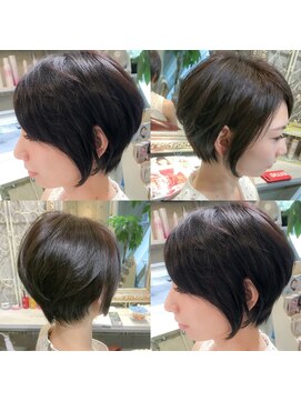 スナッグルサロン(SNUGGLE SALON) 丸みショートボブ/大人かわいい/20代30代40代50代/前髪あり/練馬