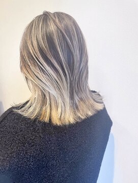 ヘアーラニッシュ 柏たなか店(hair Lanish) バレイヤージュ/20代30代