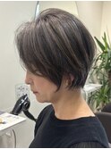 *After→Before*右スワイプ【白髪ぼかしベージュ】[30代40代50代