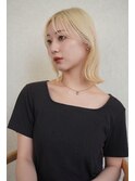 【クビレヘア】小顔切りっぱなしボブ
