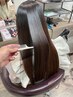 【平日限定】似合わせカット＋髪質改善縮毛矯正＋ケアカラー＋TR37000→32000