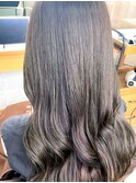 韓国ヘア グレージュ 暗めカラー