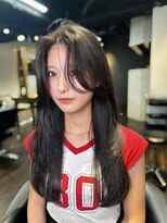 シェノン 心斎橋(CHAINON)&nbsp;ワンホンヘア/レイヤーカット/グレージュ