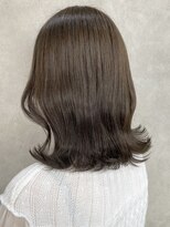 ルノン フィージュ(LUNON fieju)&nbsp;グレージュ/ブリーチ無し/くびれ巻き