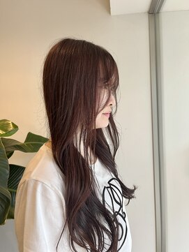 美容室 アイディー i-dee ピンクブラウン