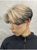 ホワイトブロンド×エンドカラー
