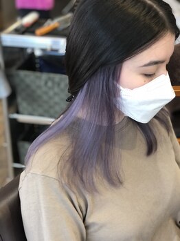 シルフ 東小金井店(sylph)の写真/ダメージを最小限に抑えた薬剤◆大人気イルミナカラー取扱有◎ファッションカラーもグレイカラーもお任せ◆
