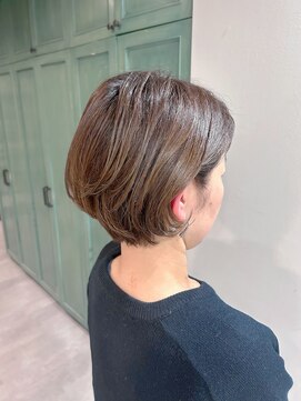 ヘアサロン ナノ(hair salon nano) ショートボブ/グレージュ/白髪ぼかし/30代/40代/50代/髪質改善