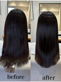 【髪質改善】縮毛矯正×髪質改善トリートメント