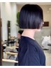 縮毛矯正(フル)＆カット＆手触り向上トリートメント￥17,600
