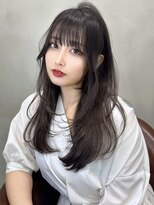 ロンド ジュルード 名古屋(Lond jeloud)&nbsp;レイヤーで叶う小顔効果バツグン×前髪カット 顔まわりレイヤー