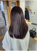 暗髪艶ロング