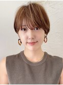 ショートボブ髪型30代40代50代前髪あり前髪なし面長丸顔【荒牧】