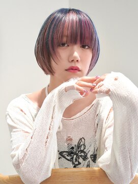 アンアミ シブヤ(Un ami shibuya) デザインカラー/ミニボブ