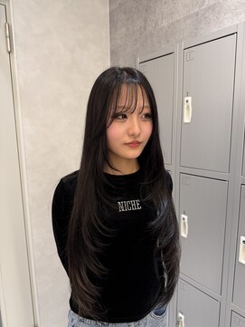 エヌ 大阪梅田店(enu) ザクザクレイヤーカット