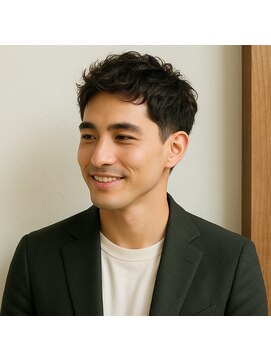 スープレックス ヘアーデザイン(SOUPREX HAIR DESIGN) 大人メンズショートくせ毛風パーマ 20代 30代 40代 50代 60代