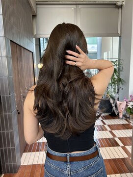 ノード(NODE) 栄柔らか質感レイヤーカットミディアムロング