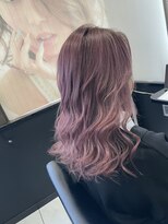 ヘアーデザイン ジェルム(Hair Design germe)&nbsp;ピンクパープルカラー #しのだスペシャル