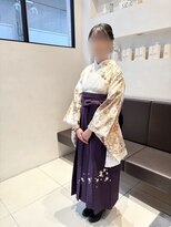 ブルームフラワーズ(BLOOM FLOWERS) 袴着付け