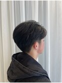 センター分け