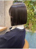 レイヤーボブ/ミルクティーベージュ/髪質改善/顔周り/大宮