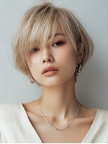 ロッソ 大橋店(Rosso) ハイトーンの柔らかショートボブ【大橋】