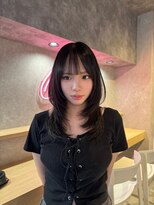 カム(Qome)&nbsp;長岡｜顔周りレイヤー×ナチュラル暗髪