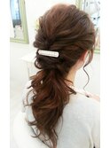 愛されダウンスタイル　ヘアセット