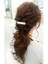 ヘアアンドメイクジップ恵比寿 (Hair＆Make ZIP)&nbsp;愛されダウンスタイル　ヘアセット