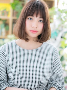 カバーヘア イヴ 戸頭店(COVER HAIR EVE) *EVE戸頭*前下がりで小顔♪ナチュラルワンカールａ