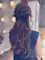 ワークス(WORKS)&nbsp;【WORKS】☆二次会・女子会・お出かけに!!ハーフアップ☆