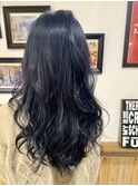 Norm横浜 ブリーチなしブルーブラックカラー☆