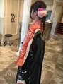 オーブ ヘアー ステラ 筑紫野店(AUBE HAIR stella)&nbsp;着付けはやっぱりテンションあがります(*^▽^*)