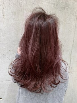 オーク たまプラーザ(OAK) ブラッサムピンク×ゆる波ウェーブ【OAKたまプラーザ】