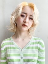 カジュアルボブ_ココアブラウンフリンジウェーブ_47810
