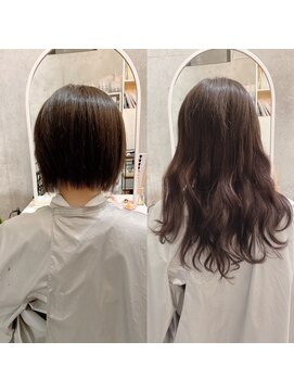 アフィーロ(ACHFILO) シールエクステ 髪質改善トリートメント艶髪ナチュラルブラウン