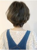 大人ショートボブ☆ふんわり/ボリューム/お手入れが簡単ヘア