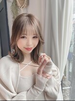 メルティーカラーフェミニンロング似合わせカット[原宿/表参道]