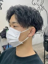 メンズヘアトーキョー 原宿(MEN'S HAIR TOKYO) ツイストスパイラルパーマ/ツーブロック/黒髪