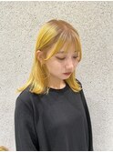 ルーツカラー×イエローカラー