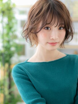 カバーヘア ブリス 川口(COVER HAIR bliss) ツートンカラー韓国風春パーマボブウルフTb4川口20代30代40代!