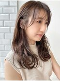 髪質改善透明感カラー