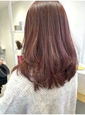 Wカラーwine red♪