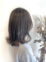 イソラヘアアトリエ(Isola hair atelier) 【Isola】透明感グレージュ×ミディアム