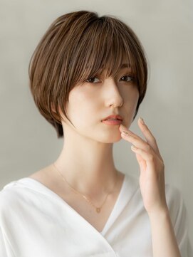 イオ 本厚木(io) 20代30代大人美人ショートボブ/ショートヘア/オリーブベージュ